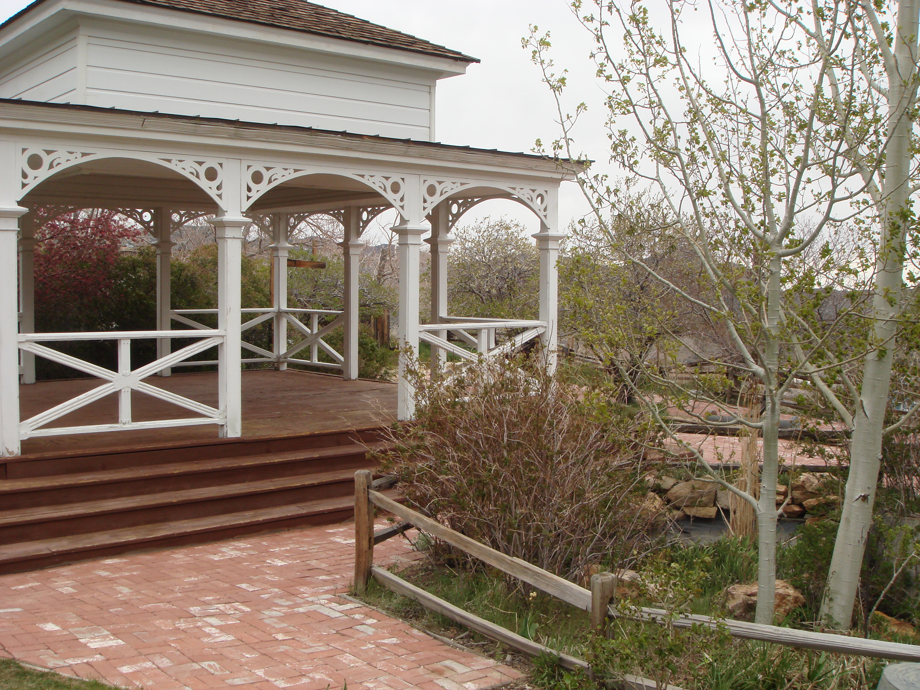 Gazebo and Pond